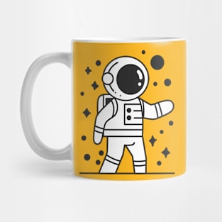 astronaut in space Mug
